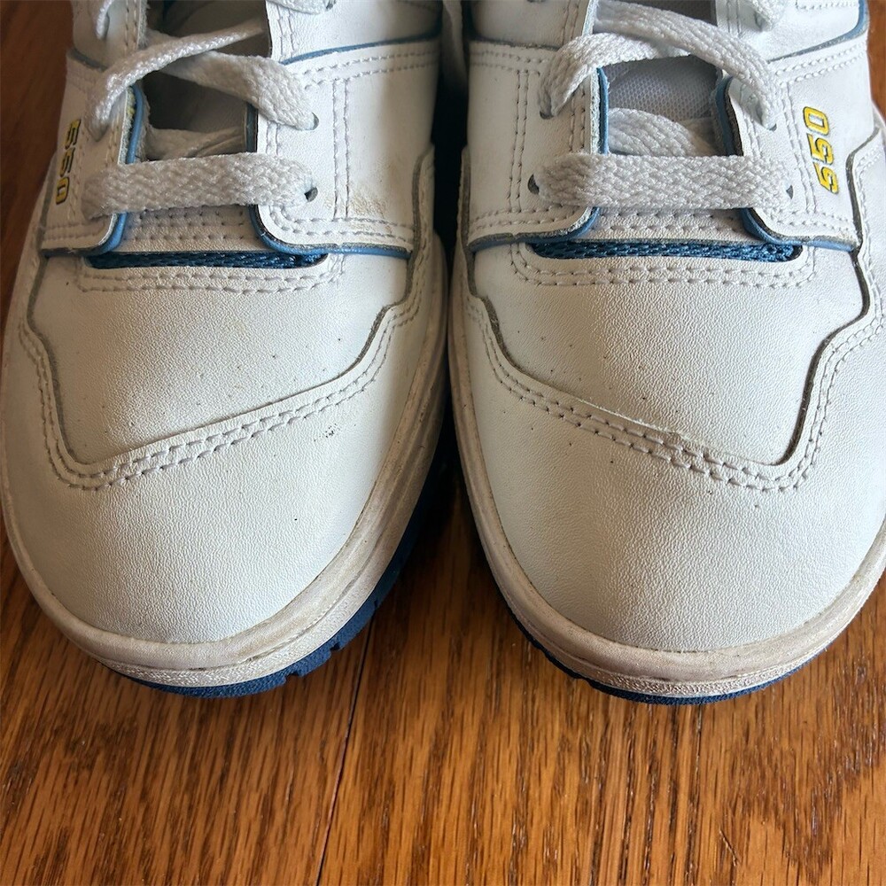 New Balance 550 Low Top Sneakers Honeycomb Heritage Blue Yellow - Picture 5 of 7